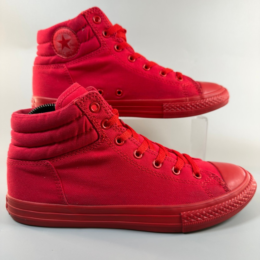 Converse Chuck Taylor All Star Street Womens 7.5 7 1/2 Triple Red Skate Sneakers